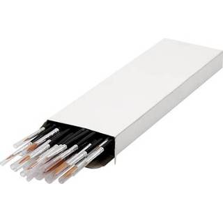 👉 Acryl penseel goud naturel Creotime Gold Line Penselen All-round Rond Set 36 stuks 5707167065440