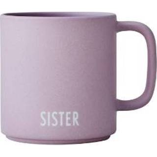 👉 Beker porselein lavendel jongens paars Design Letters Sibling beker, porselein, SISTER, lavendel, 175 ml 5710498185916