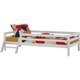 👉 Ladder den massief wit meisjes Hoppekids Basic Junior -Bed met 90 x 200 cm 5706558043753