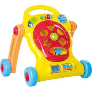 👉 Trolley jongens kleurrijk Playgo Tiny Steps met sorteerspel 4892401022578