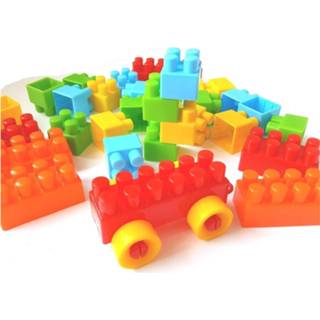 👉 Houten blok One Size Color-Meerkleurig Dede Multi Blocks - Speelgoed blokjes auto 8693830012545