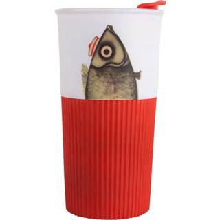 👉 BiggDesign Pistachio Rode Mok - Onbreekbaar - Reismok - Travel Mug - Koffiemok - Koffie To Go - Onbreekbaar