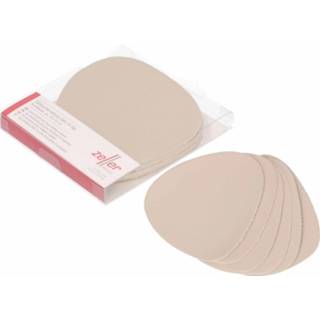 👉 Creme kunststof 12x Lederlook glazenonderzetters 10 x 12 cm