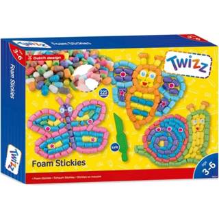 👉 Knutselset multicolor foam One Size meerkleurig Twizz Mais junior 3-6 jaar 227-delig 8711866680047