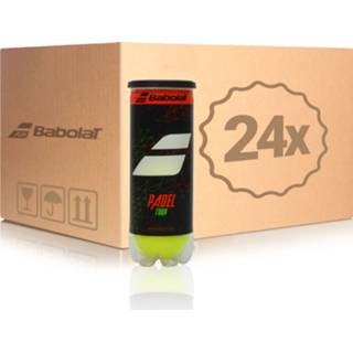 👉 Verpakking One Size geel Babolat Padel Tour X3 24x 3 Stuks In Een Doos