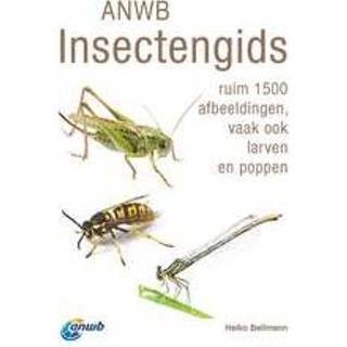 👉 ANWB Insectengids. Ruim 1500 afbeeldingen, vaak ook larven en poppen, Heiko Bellmann, Paperback 9789021585888