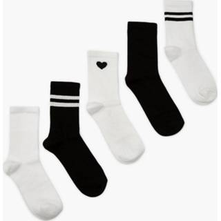 👉 Sportsokken (5 Paar), Blackwhite