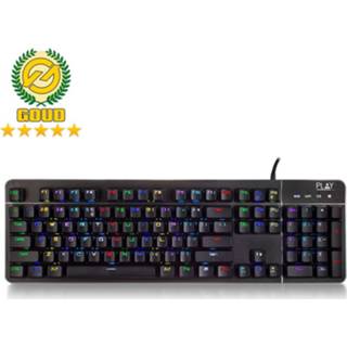 👉 Gaming toetsenbord One Size no color Ewent PL3350 Mechanisch met RGB-verlichting Qwerty 8054392615078