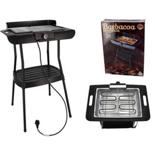 👉 Elektrische barbecue zwart One Size 2000 Watt - 36x25cm- 8430540885126