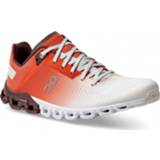 👉 On - Women's Cloudflow - Runningschoenen maat 43 - Regular, grijs/rood/wit