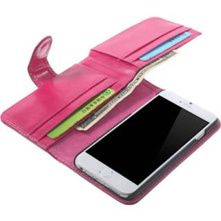 👉 Portemonnee roze lederen iPhone 6 hoes 8701077804974