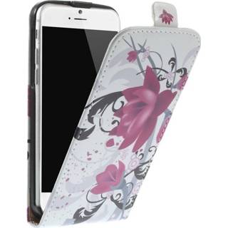 👉 Flipcase paarse lotusbloem Lederen iPhone 6 8701077805117