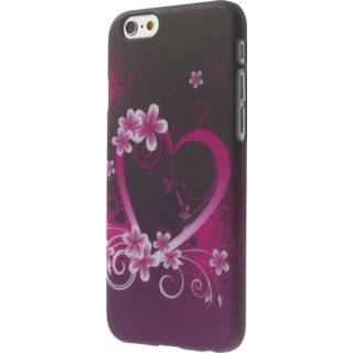 👉 Hardcase hoesje roze hartje iPhone 6 8701077801058