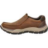 👉 Instappers leer bruin men Skechers Respected Catel instapschoenen 8720251228573 872025122858