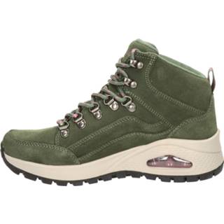 👉 Veterboots nubuck groen vrouwen Skechers Rugged One 8720251030015