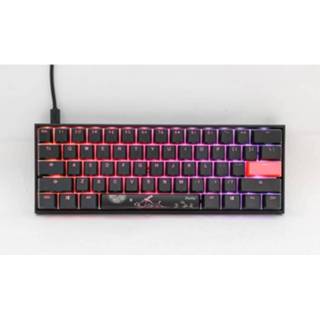 👉 Ducky Mecha Mini RGB gaming toetsenbord MX Black, US Lay-out, RGB leds, 60%, PBT Double Shot