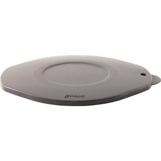 Bestekset One Size s zwart grijs Outwell - Lid For Collaps Bowl maat Size, grijs/zwart 5709388054838