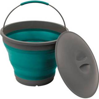 👉 Waterzak One Size grijs Outwell - Collaps Bucket with Lid maat Size, 5709388048417