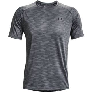 👉 Short sleeve mannen l grijs zwart Under Armour - UA Tech 2.0 5C Sportshirt maat L, grijs/zwart 195251330201