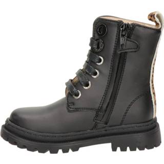 👉 Veterboots leer zwart meisjes Shoesme 8720251285347 872025128539