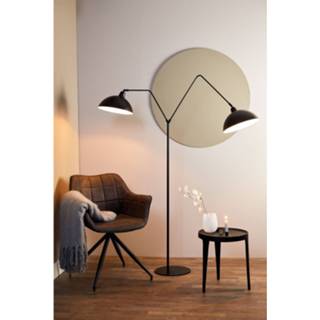 👉 Vloerlamp zwart metaal One Size 2L 140x31x180 cm ORION mat 8717807305147