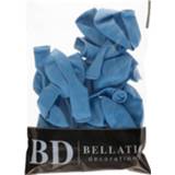 👉 10x stuks lichtblauwe ballonnen 25 cm - Geboorte - Jongen geboren - Babyshower - Feestartikelen/versieringen