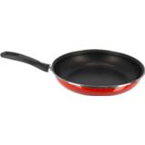 👉 Koekenpan rood One Size 2x formaten koekenpannen set Merida - 26 en 32 cm diameter Braadpannen/bakpannen 8720276883672