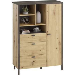 👉 Opberg kast melamine beige Opbergkast Bjork 4029494121653