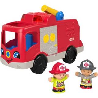 👉 Brandweer wagen rood Bouwset Brandweerwagen Little People 3-delig 194735011063