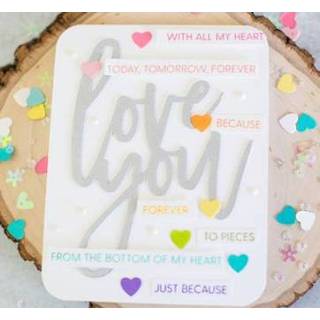 👉 Waffle Flower Love You 10x15 cm