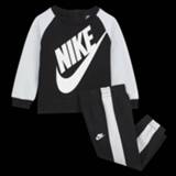 👉 Babysetje zwart unisex jeugd baby's Nike Babyset met shirt ronde hals en broek (12-24 maanden) - 194498318751