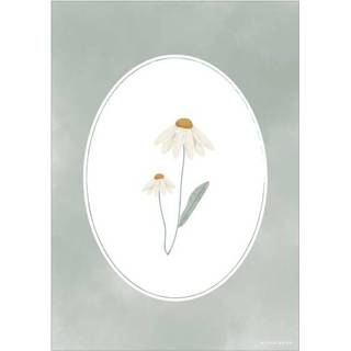 👉 Poster papier One Size groen Little Dutch A3 - Wild Flowers 8720168534149