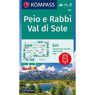 👉 Wandel kaart Kompass - Peio e Rabbi, Val di Sole Wandelkaart 1. Auflage Neuausgabe 9783990446256