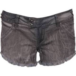 👉 Grijs elastan katoen vrouwen effen X-Pampelonne - Met Jeans Korte broeken
