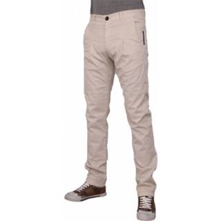 Agostino - Pants Small Pleat - Zumo - Broeken - Ecru Ecru katoen mannen small Agostino - Pants Pleat Zumo Broeken