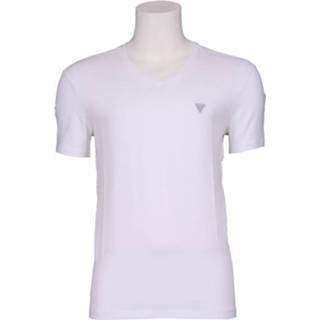 Basic wit - Guess - Shirts en tops - Wit Wit katoen mannen effen Basic - Guess Shirts en tops