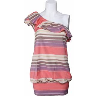 👉 Roze vrouwen Miss Sixty jurk - Odessa Asymmetric dress