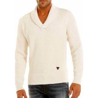 👉 Ecru mannen Guess - V NCK GIL sweater Limestone heather