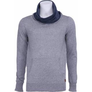Col dubbel kleur - J.C. Rags - Truien en vesten - Grijs Grijs katoen mannen handwas Col dubbel kleur - J.C. Rags Truien en vesten