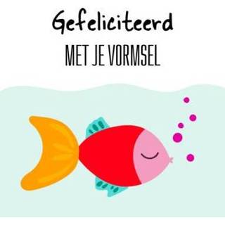 👉 Roze vormsel Greetz | kaarten Gefeliciteerd vis