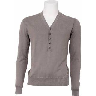 👉 Grijs mannen Guess vest men - Brant sweater Sterling grey /
