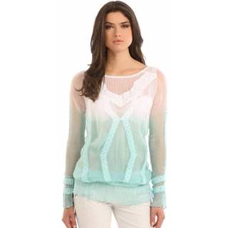 LS ELORA SHIRT - Guess - Blouses - Wit Wit viscose vrouwen dame handwas LS ELORA SHIRT - Guess Blouses