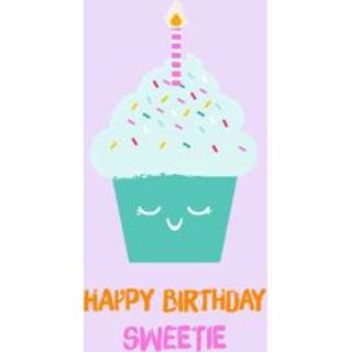 👉 Verjaardagskaart paars | Greetz Cupcake