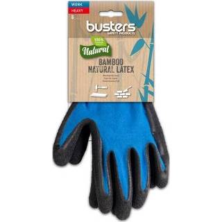 Handschoenen blauw zwart 9 male Busters Bamboo Work Heavy blauw/zwart maat 5412355048432