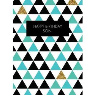 👉 Verjaardagskaart zigzag Greetz | Happy Birthday Son!