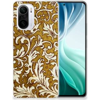 👉 Siliconen hoesje goud Xiaomi Mi 11i | Poco F3 Barok 8720632065780