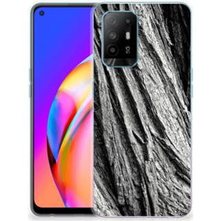 👉 Bumper hoesje grijs OPPO A94 5G | Reno5 Z Boomschors 8720632441140