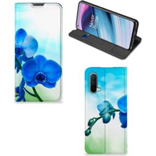 👉 Orchidee blauw OnePlus Nord CE 5G Smart Cover - Cadeau voor je Moeder 8720632806390
