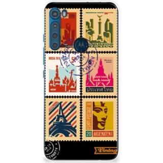Postzegel siliconen Motorola Moto One Fusion Back Cover Postzegels 8720632812179