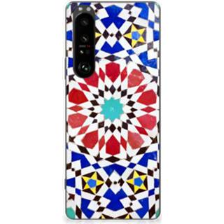 👉 Siliconen hoesje Sony Xperia 1 III TPU MozaÃ¯ek 8720632330628
